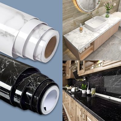 Samolepiacie mramorové nálepky (45 cm x 300 cm) | MARBLEEX