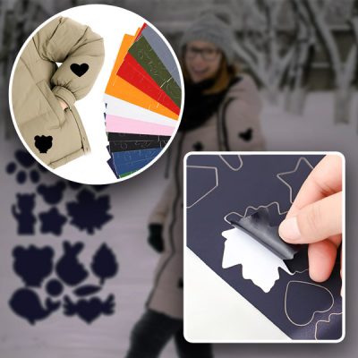 Nalepovacie látkové opravné náplasti (8x viacfarebné) | ZAKRPKA